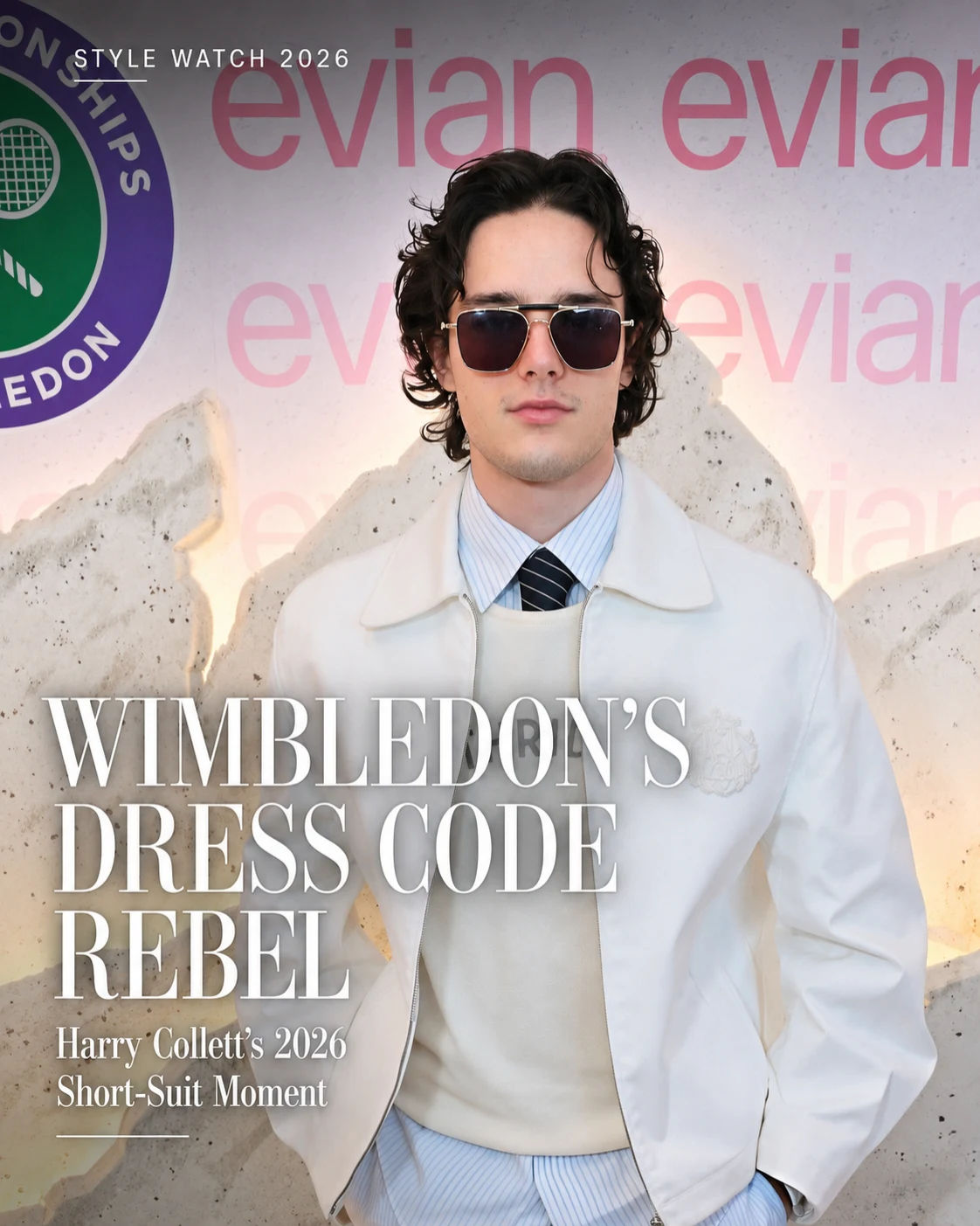 Harry Collett Just Destroyed the Wimbledon Dress Code in a Youthful Short-Suit