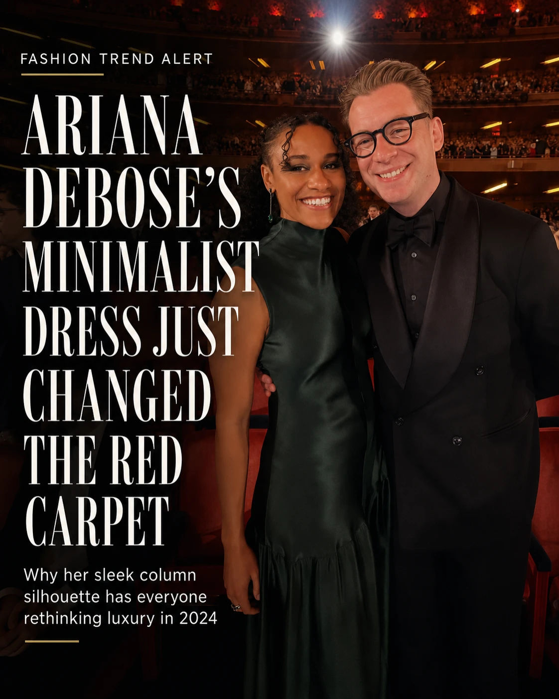 Ariana DeBose's Afterparty Shift: Why Ultra-Minimalist Column Dresses Are Flooding Our Feeds Today