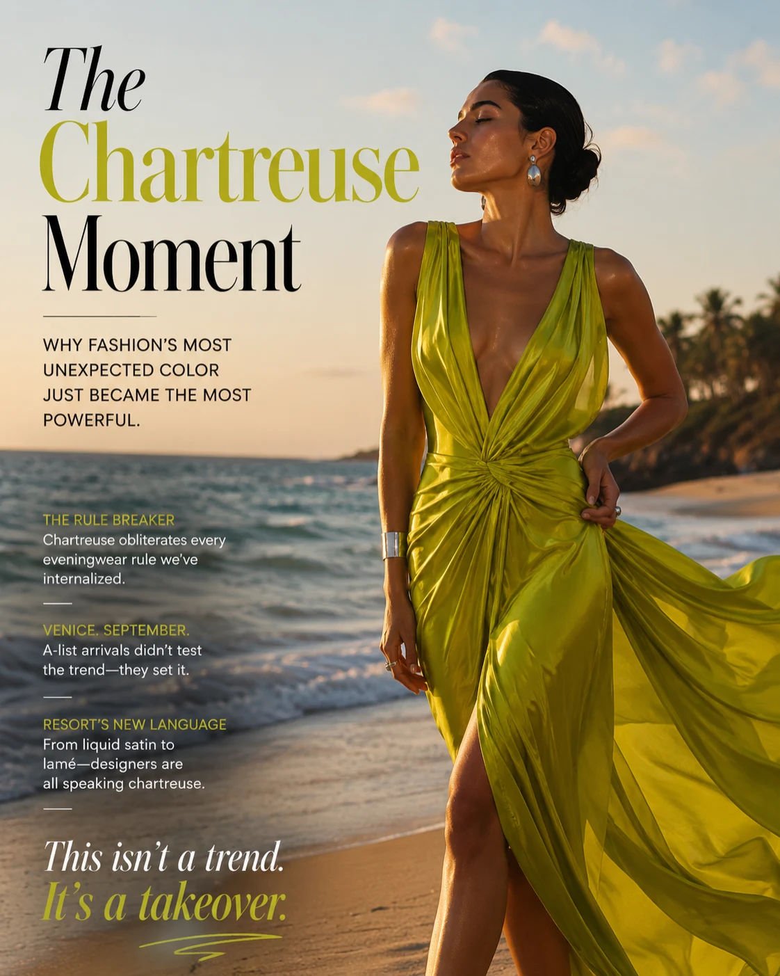Chartreuse Inversion: The Breakthrough Shade Hijacking Resort Eveningwear Today