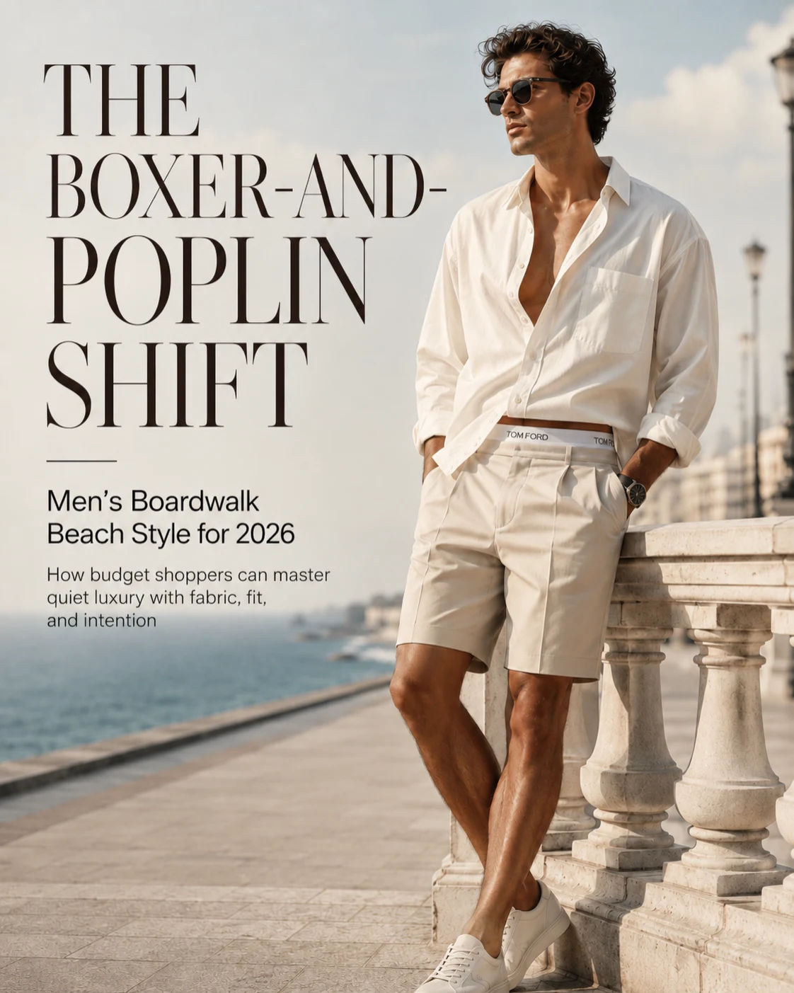 The Men's Boxer Takeover: Poplin Shorts Claim the Ultimate Boardwalk Crown