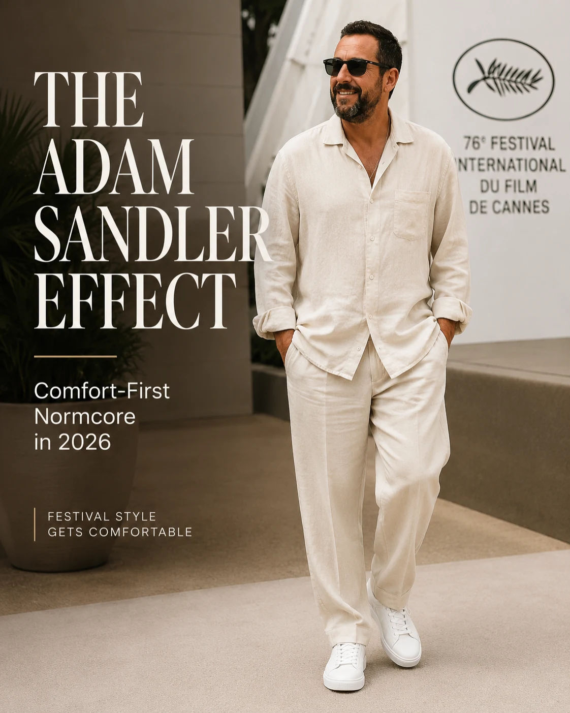 The 'Adam Sandler' Festival Shift: Why Comfort-First Normcore is Replacing Sequins This Morning