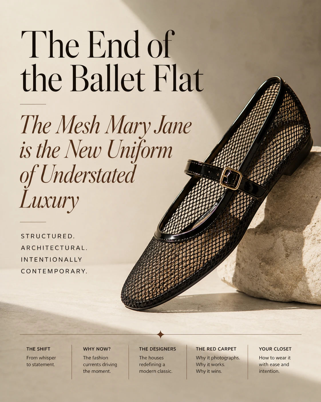 Mesh Mary Janes Have Officially Replaced the Classic Ballet Flat