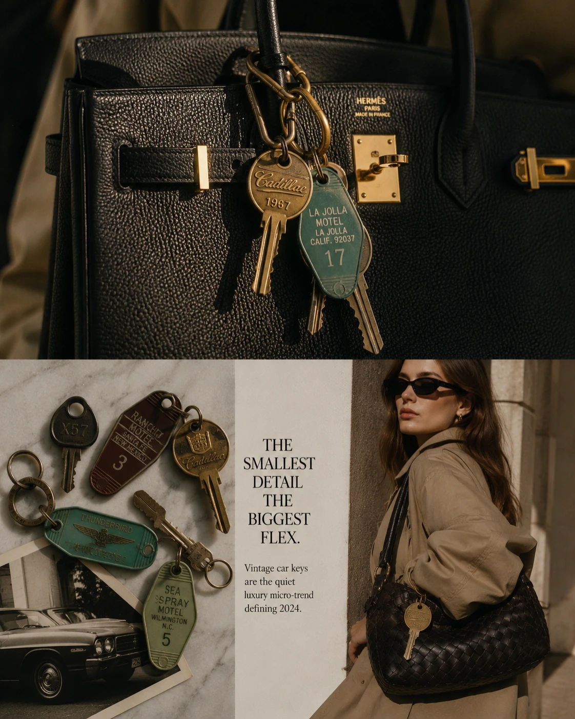 Key-Ring Couture: The Genius Way Gen Z is Using Vintage Car Keys as High-Fashion Bag Charms