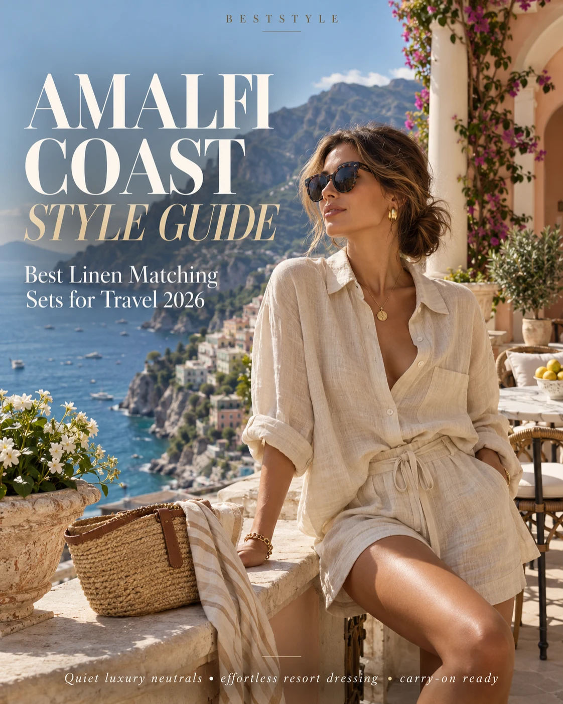 Amalfi Coast Style Guide: Best Linen Matching Sets for Travel