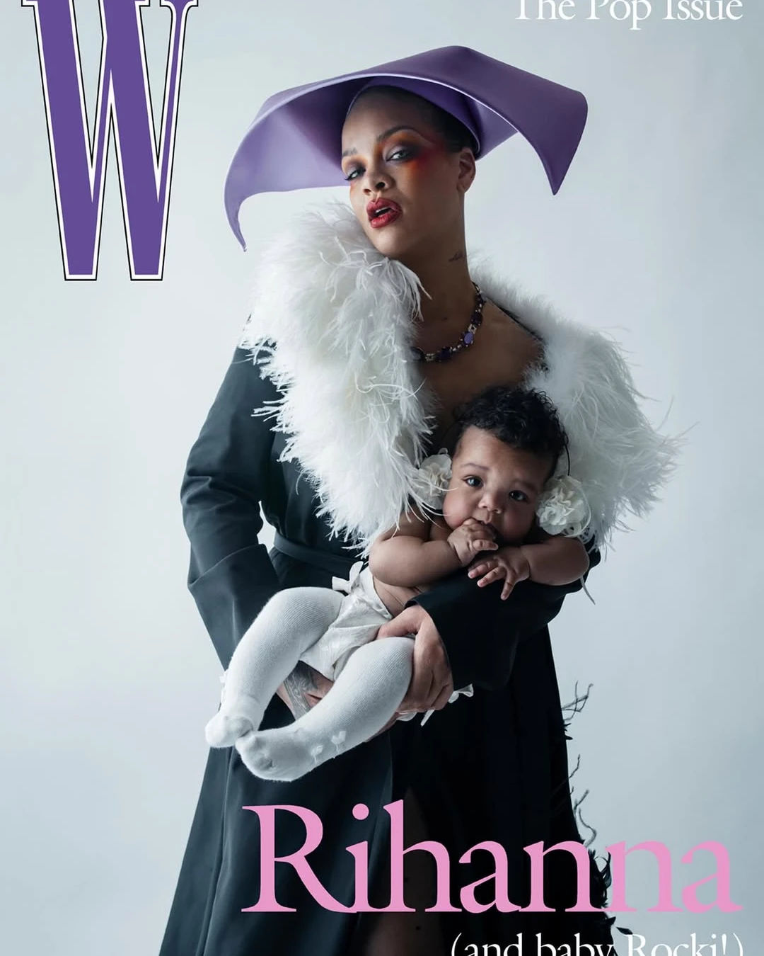 Rihanna W Magazine Cover with RZA