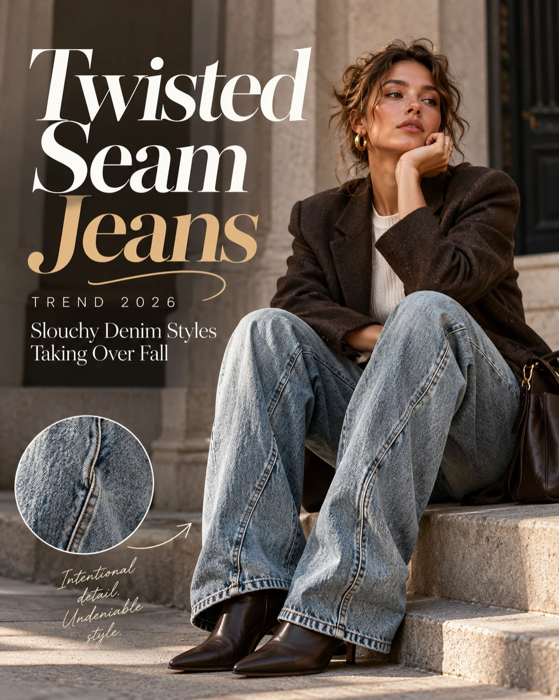 Twisted Seam Jeans Trend: The Slouchy Denim Styles Taking Over Fall