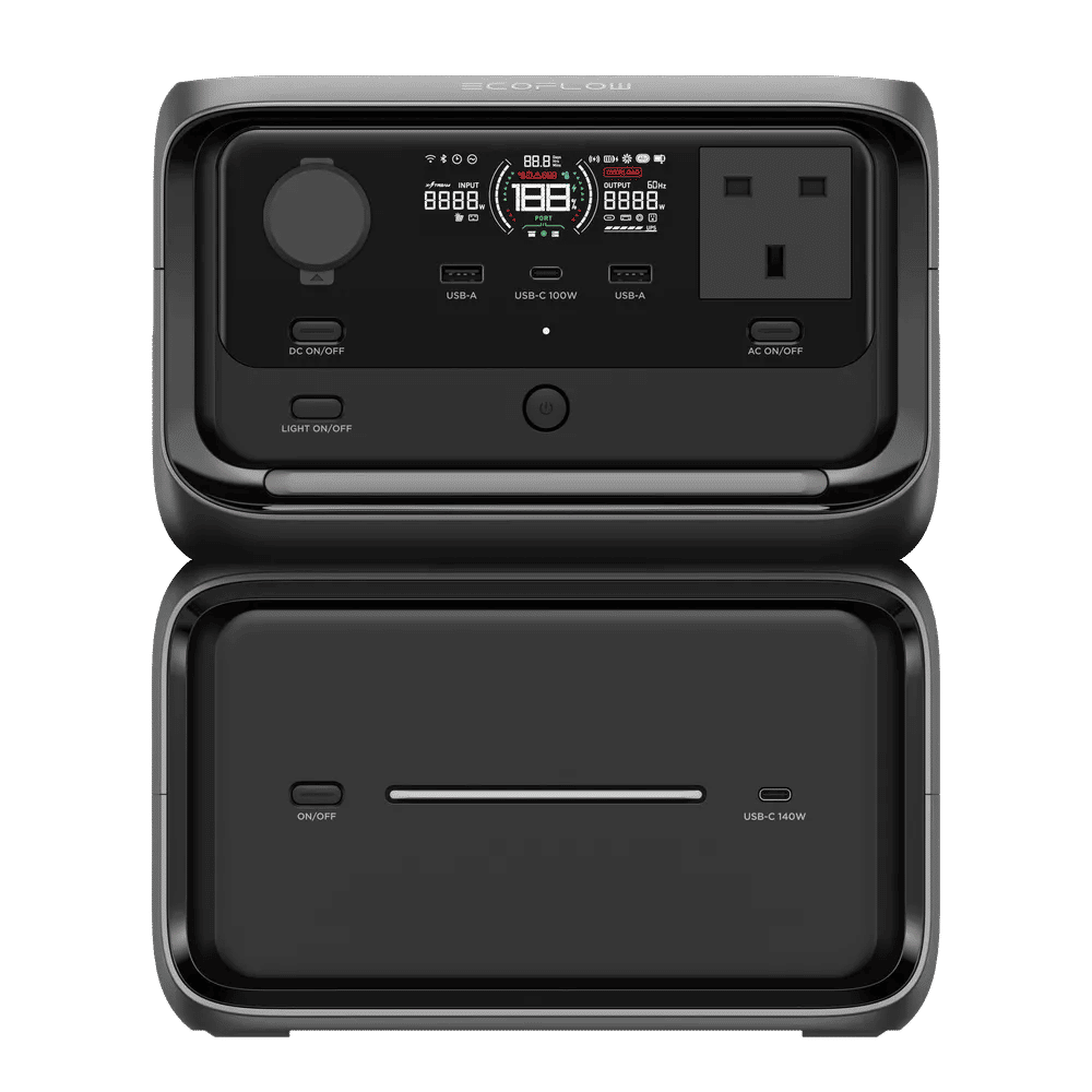EcoFlow RIVER 3 Plus + EB600 view 3