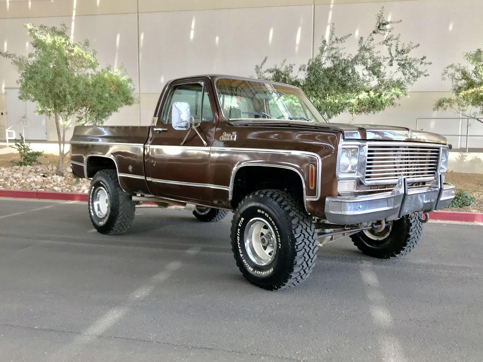 1976 GMC Sierra 1500 Pickup Truck Short Box 4×4 Classic for sale