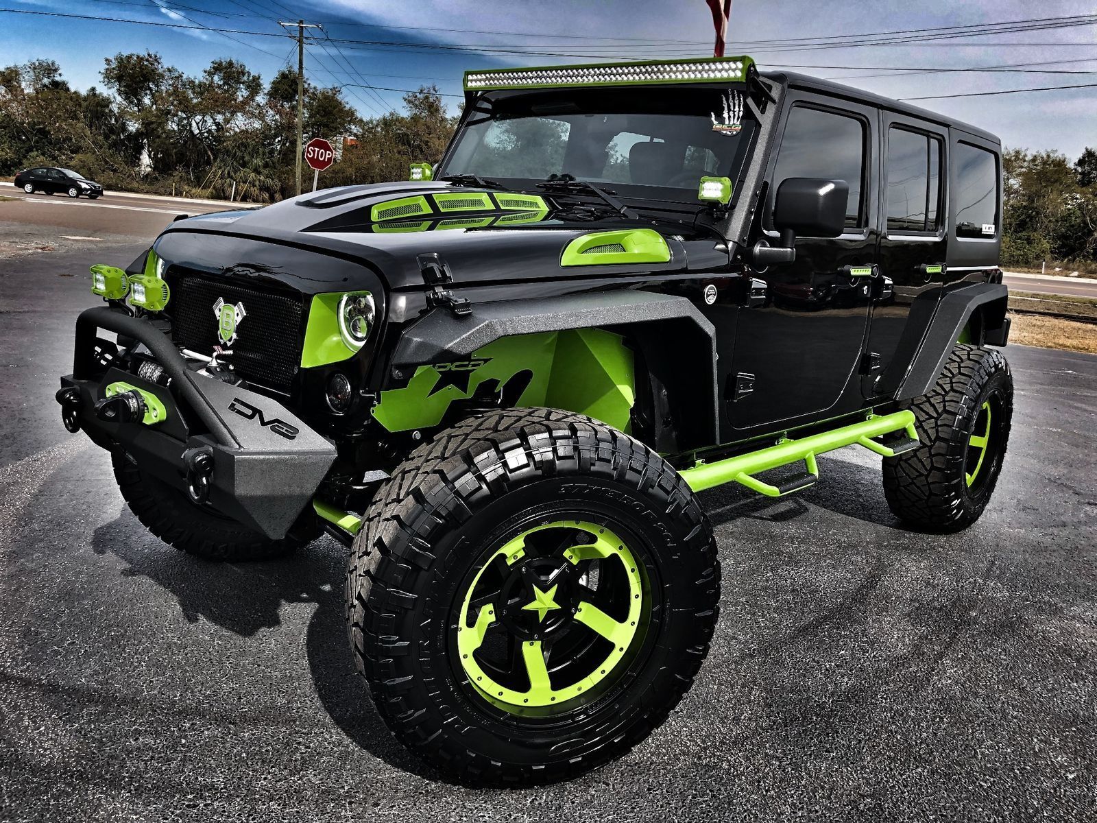 Jeep Wrangler Custom Lifted Leather Hardtop Americana For Sale