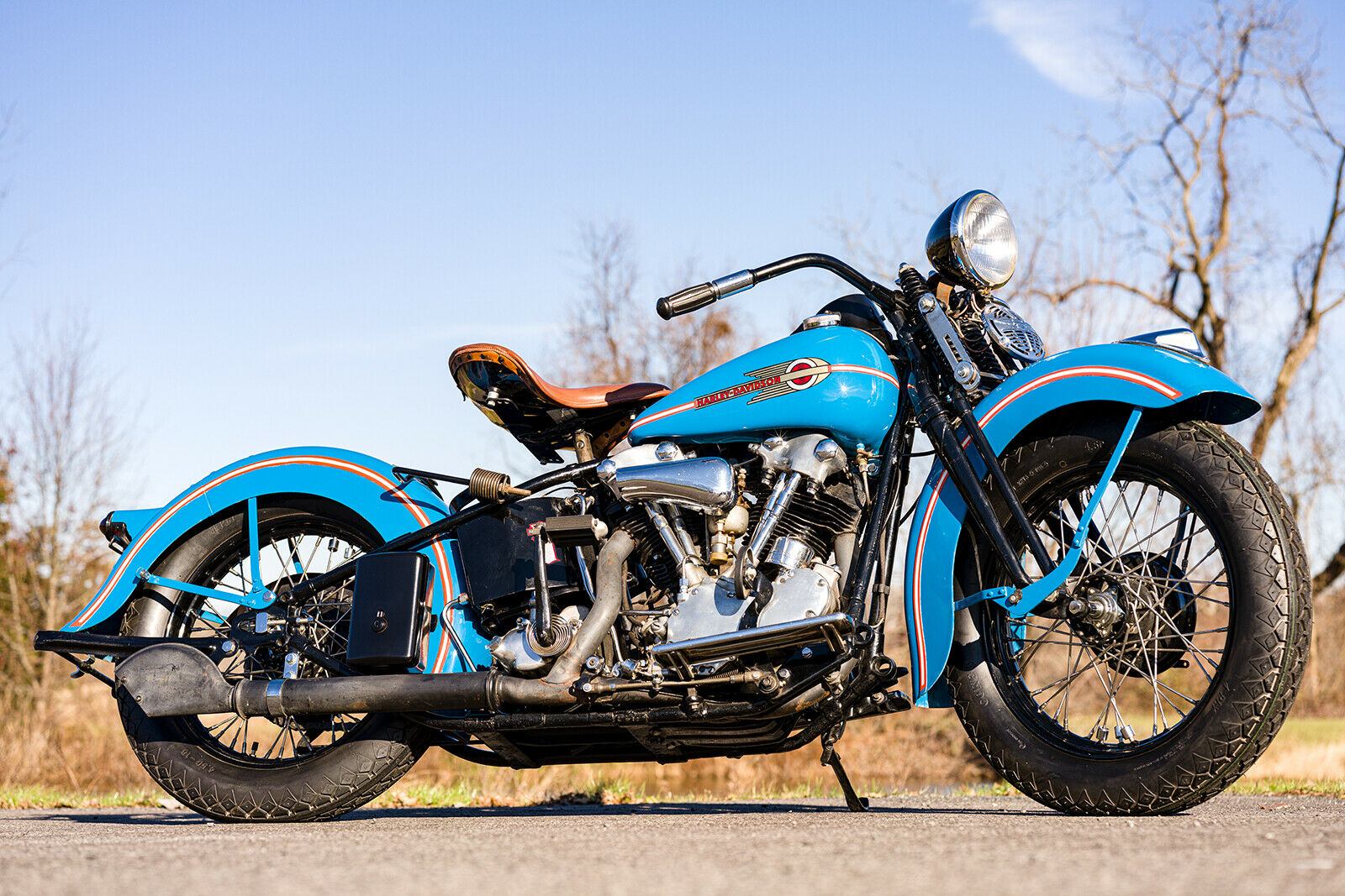 1938 Harley Davidson Flathead Knucklehead El Vintage Antique Restored Mint For Sale 2021 02 18 1 