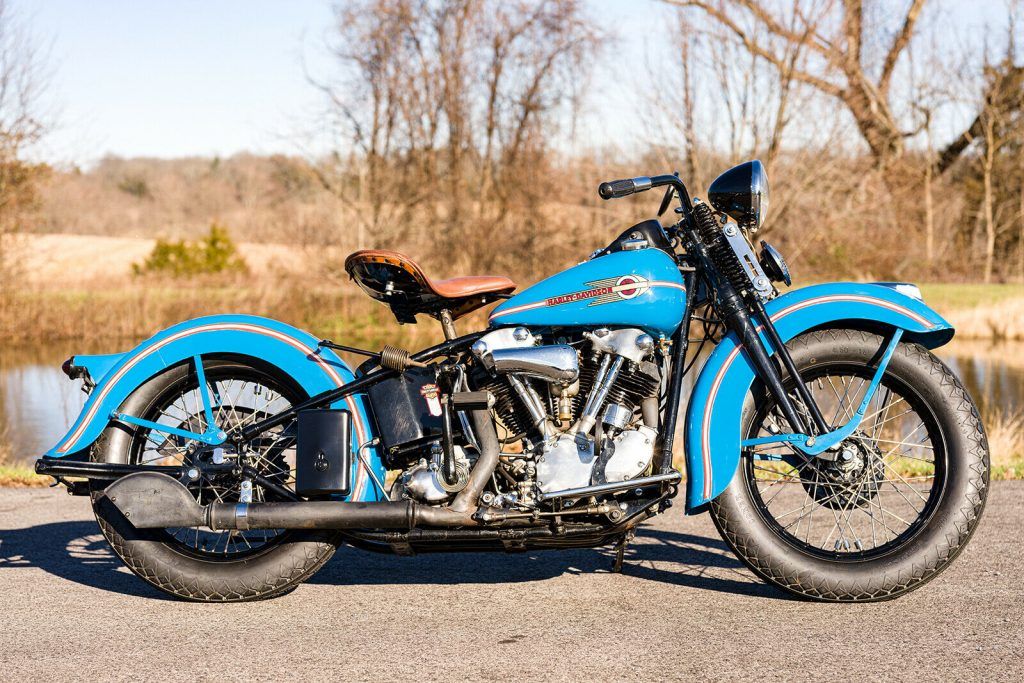 1938 Harley Davidson Flathead Knucklehead EL Vintage Antique Restored MINT