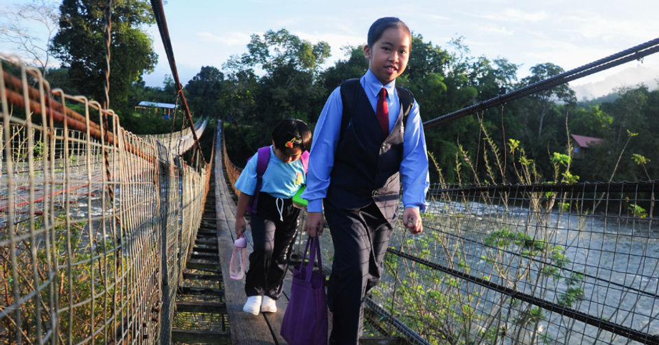 Traversing Dilapidated Bridges To Get To School
