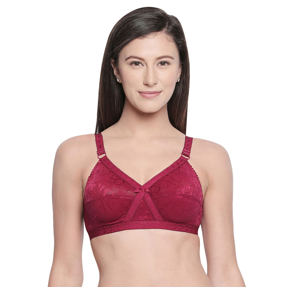 Bodycare Full Coverage Seamless Bra with Adjustable Straps