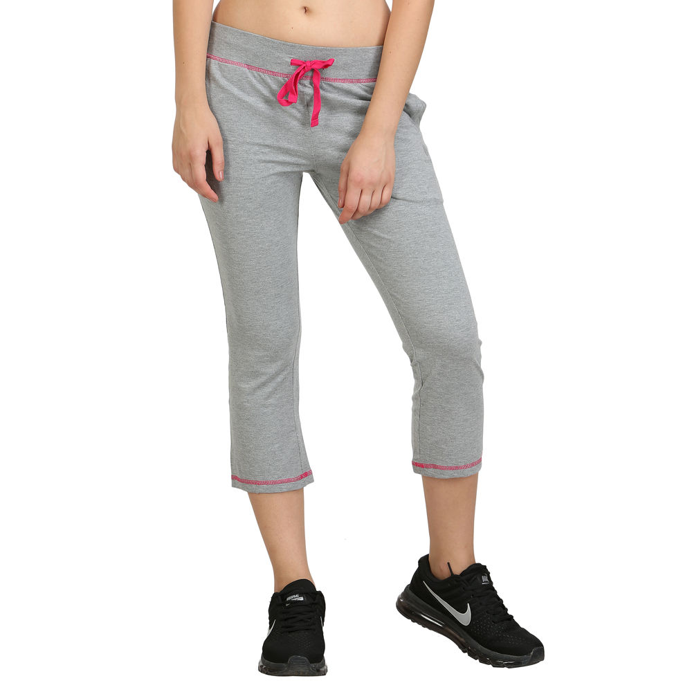 Bodyactive Women Black Capris-lc3-blk, Lc3-blk