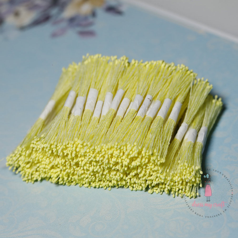 Pointed Thick Thread Pollen -yellow - Wholesale Pack | Pttpy583 ...