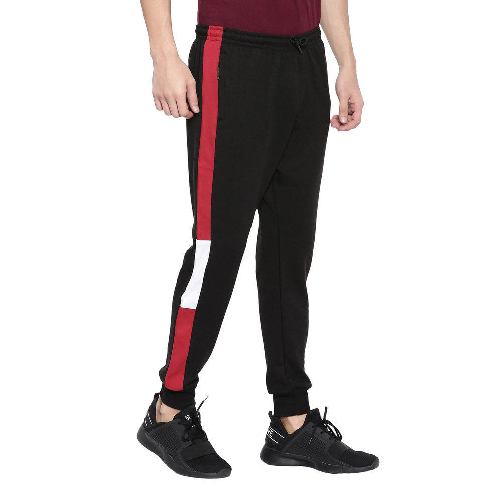 side panel joggers mens