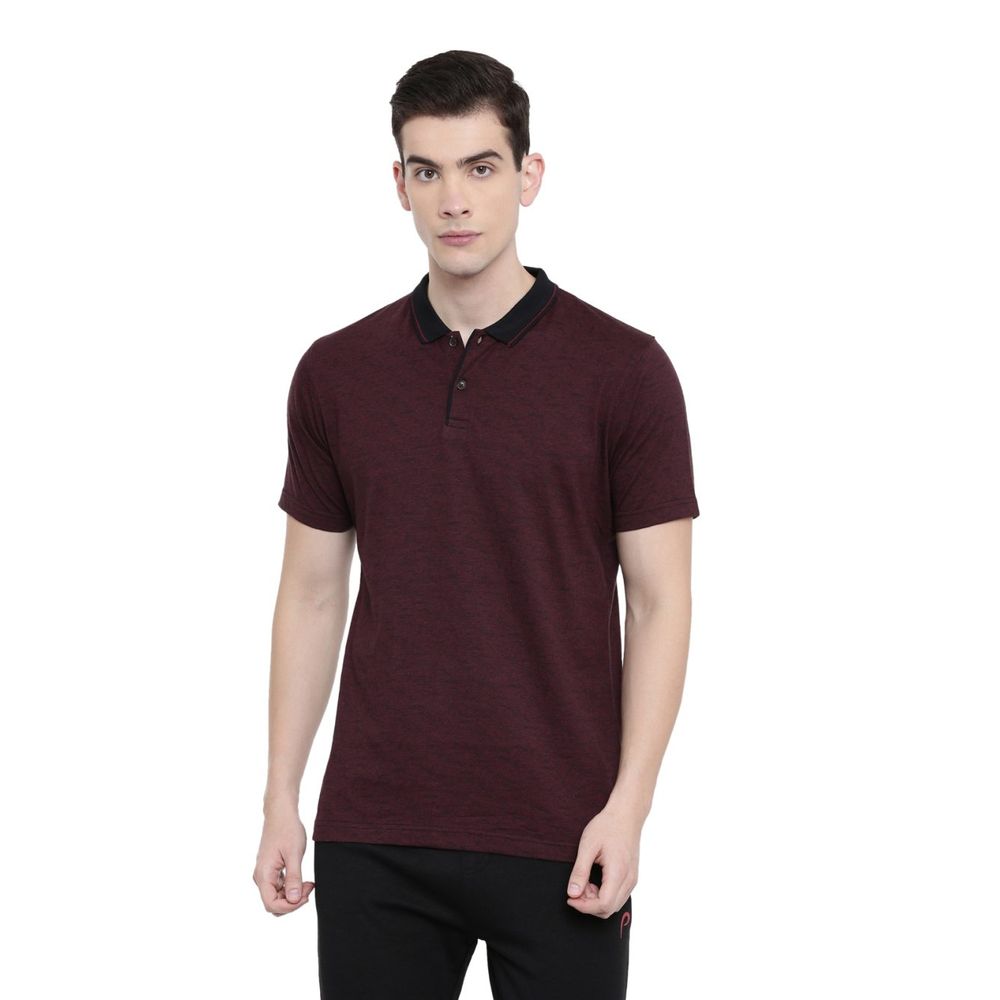 short sleeve polo neck