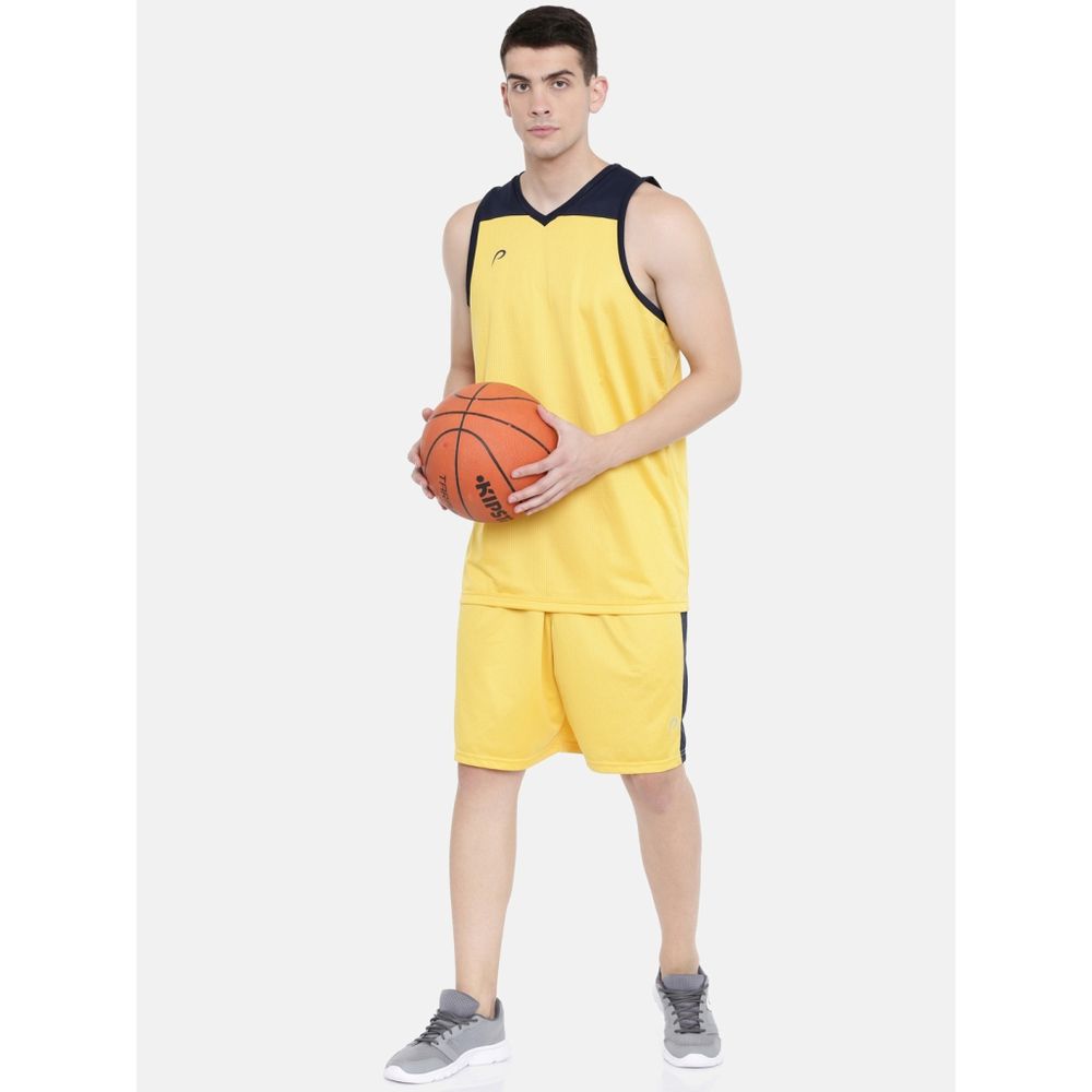 yellow basketball shorts