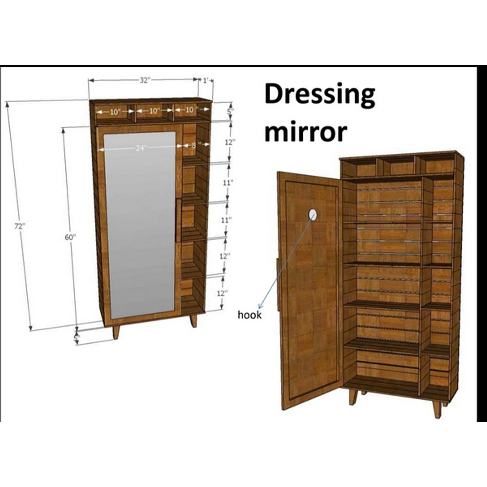 dressing mirror