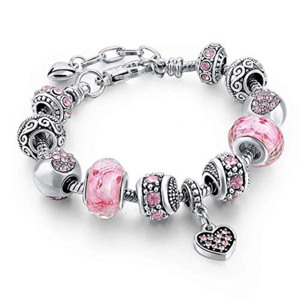 Buy Pink Bracelet Set Online In India  Etsy India