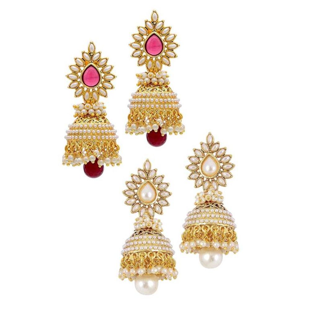 Traditional Jhumki Alloy Gold and Micron Plated Jhumki Earring For Wom   India4Local