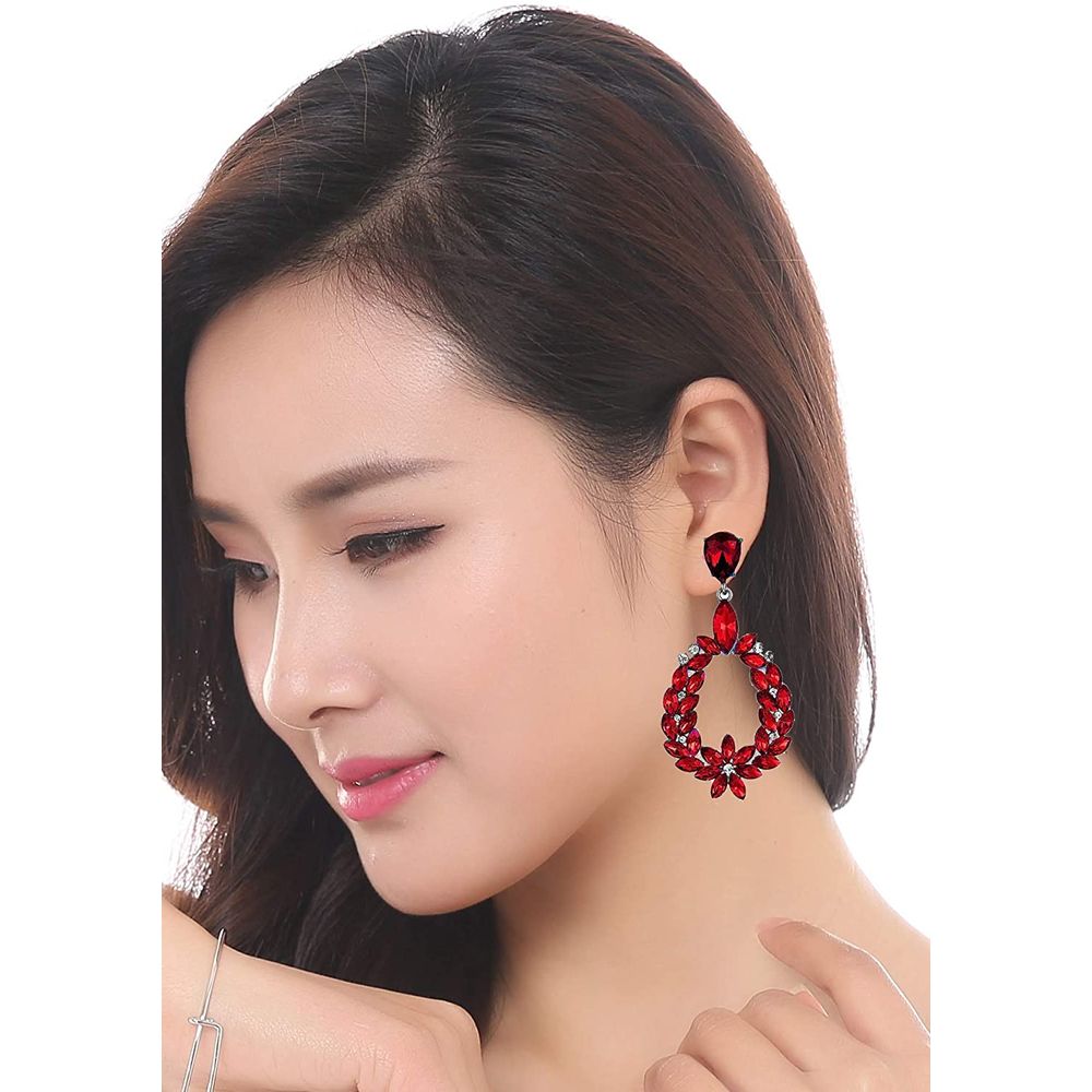 Buy Red Earrings for Women by Karatcart Online  Ajiocom