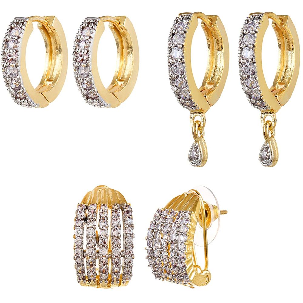 Senco Gold 14KT Yellow Gold and Diamond Stud Earrings for Women  DTD000123775  Amazonin Fashion