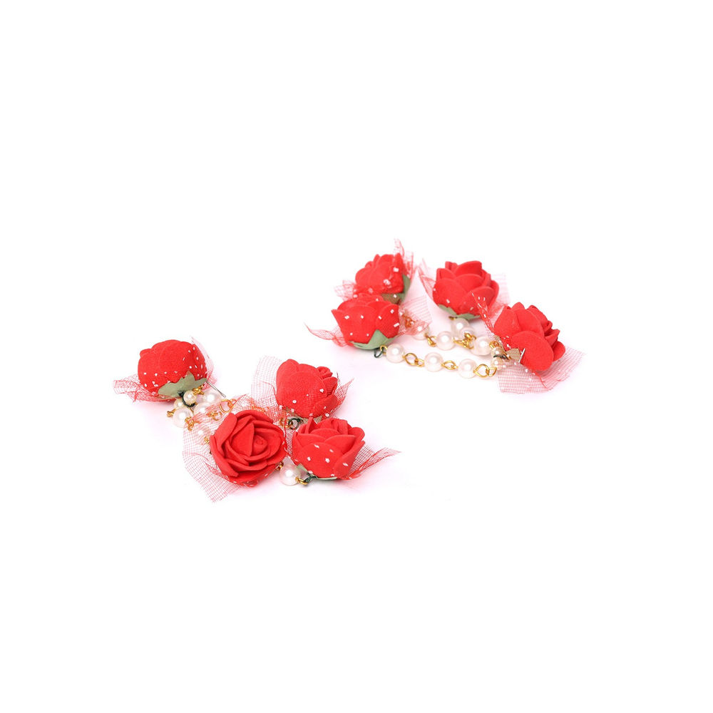 LAMANSH Handmade Baby Shower Flower Jewellery Set For Women  Girls    Lamansh