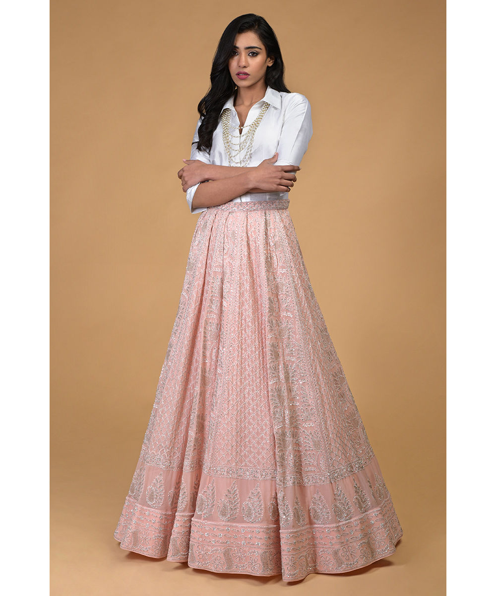 embroidered lehenga skirt