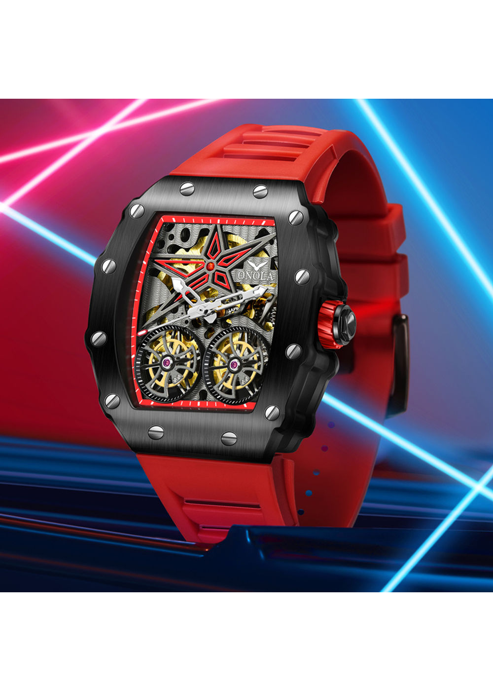Buy Online Armani Exchange Men Round Red Watches | ax2422 | at Best Price |  Helios Store