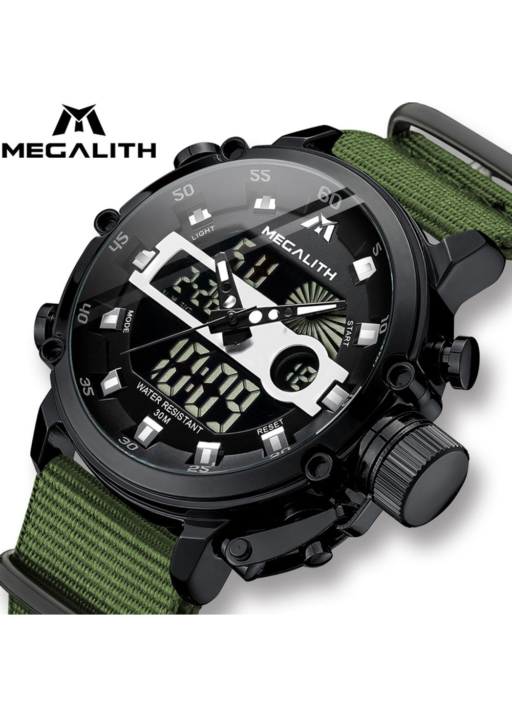 Chronograph Watch | Stainless Steel Band | 8270M – megalith watch