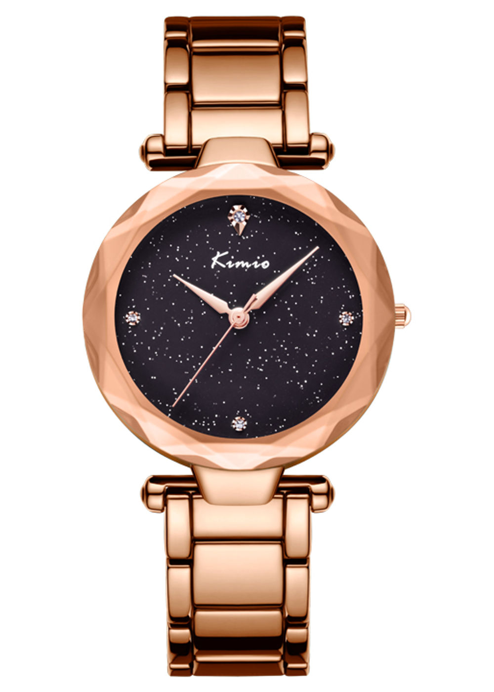 Buy Womens Dress Watches for Gift Slim Ultra-Thin Minimalist Waterproof  Quartz Wrist Watch for Ladies Black Stainless Steel Unique Stylish Relogio  Feminino Luxury Design, Rose Golden, Women Standard at Amazon.in