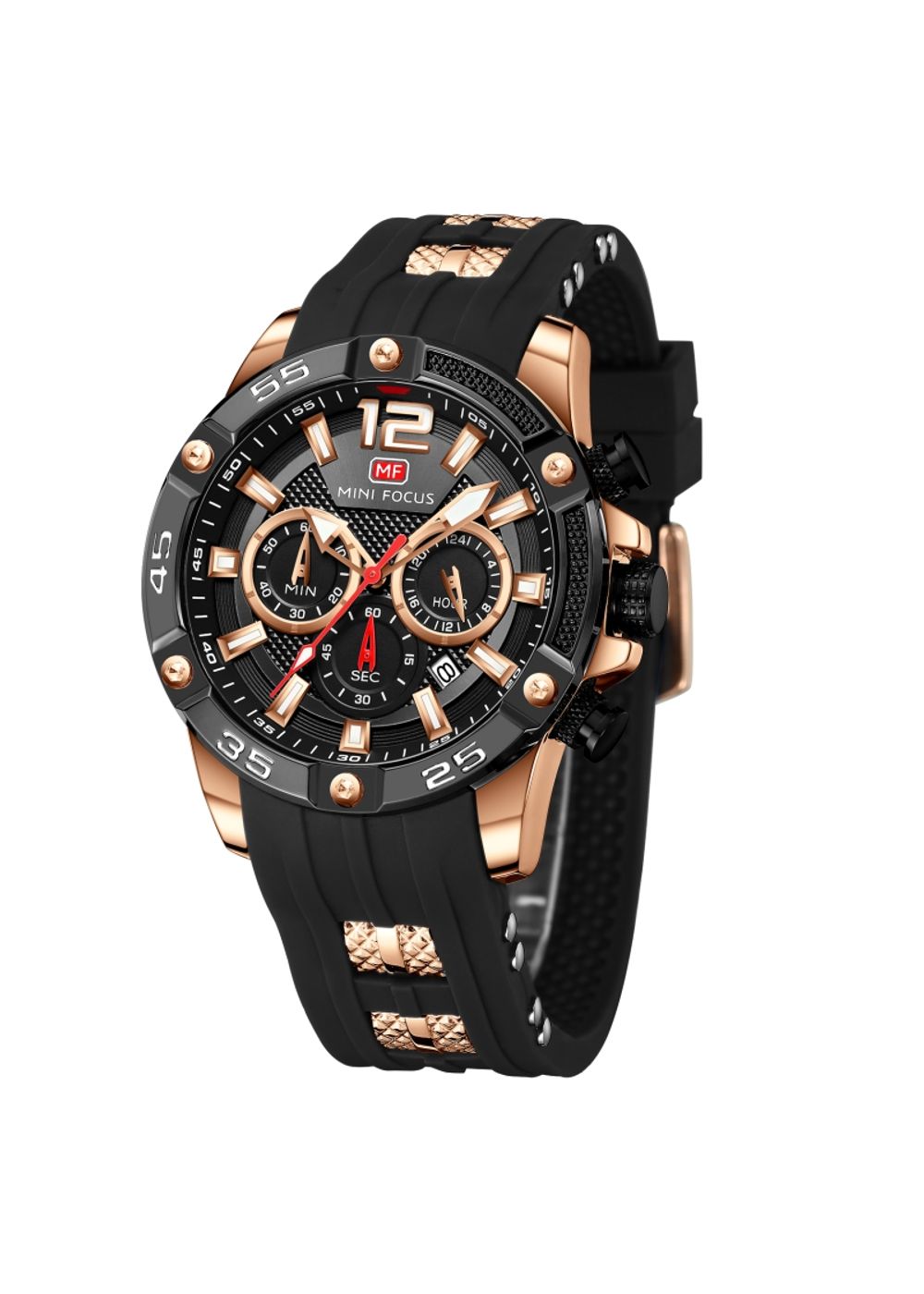 Mini Focus Sport Quartz Watch For Men With Silicone Strap Waterproof  Chronograph Wristwatch With Date Luminous Hands Ideal Choice For Gifts |  Check Out Today's Deals Now | Temu