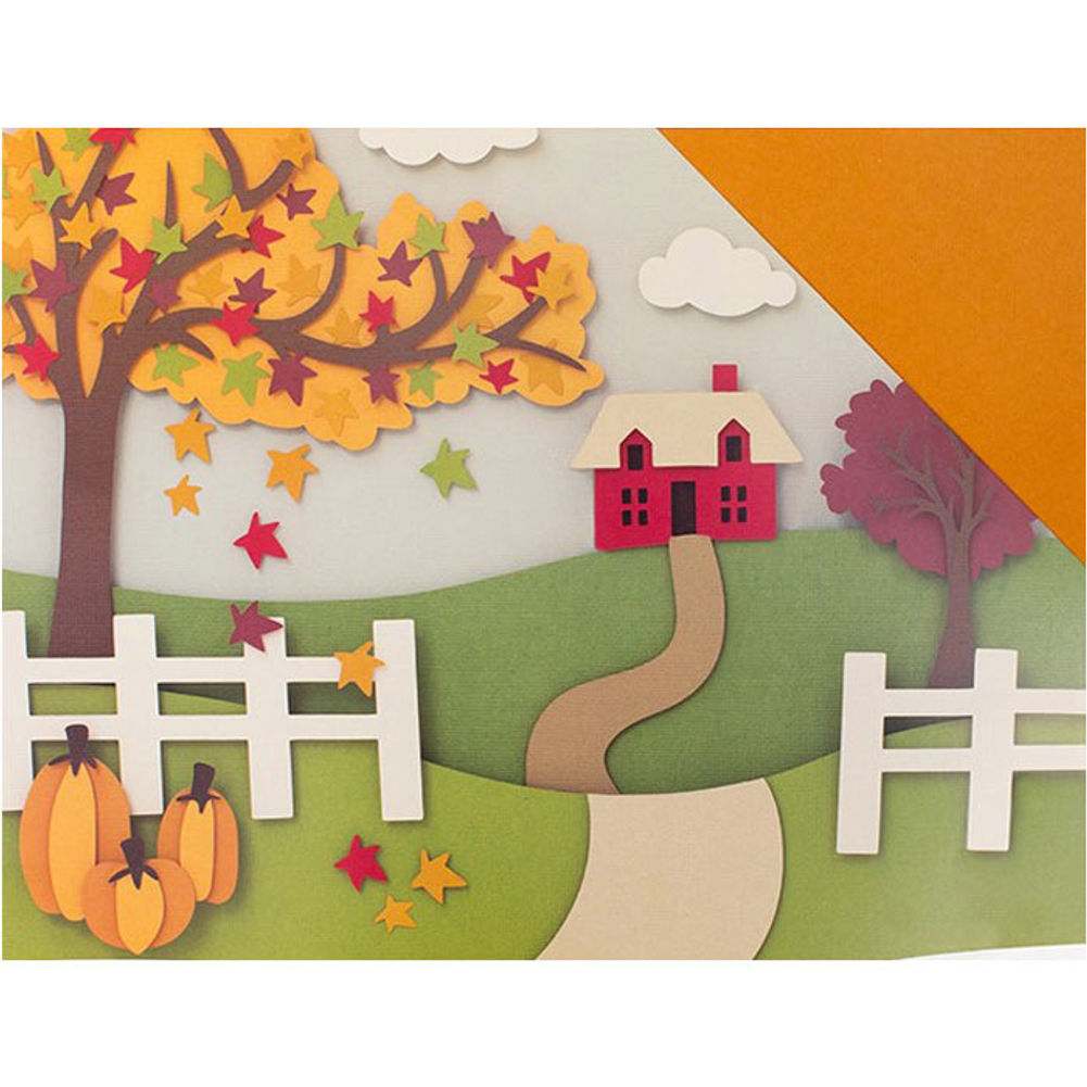 American Crafts Variety Cardstock Pack 12x12 60-pkg-autumn