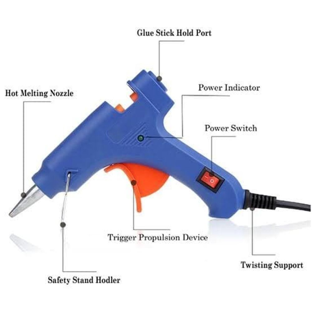 Mini Hot Melt Glue Gun 20w, Hsl-217