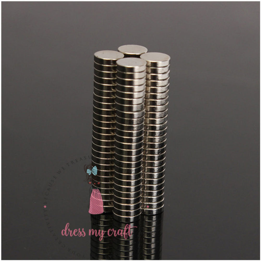 Neodymium Super Strong Magnets - 8 Mm X 2 Mm, Mgt8206