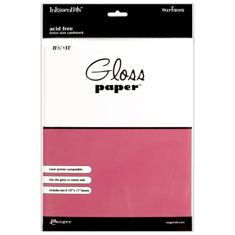 what does a gloss cardstock look like