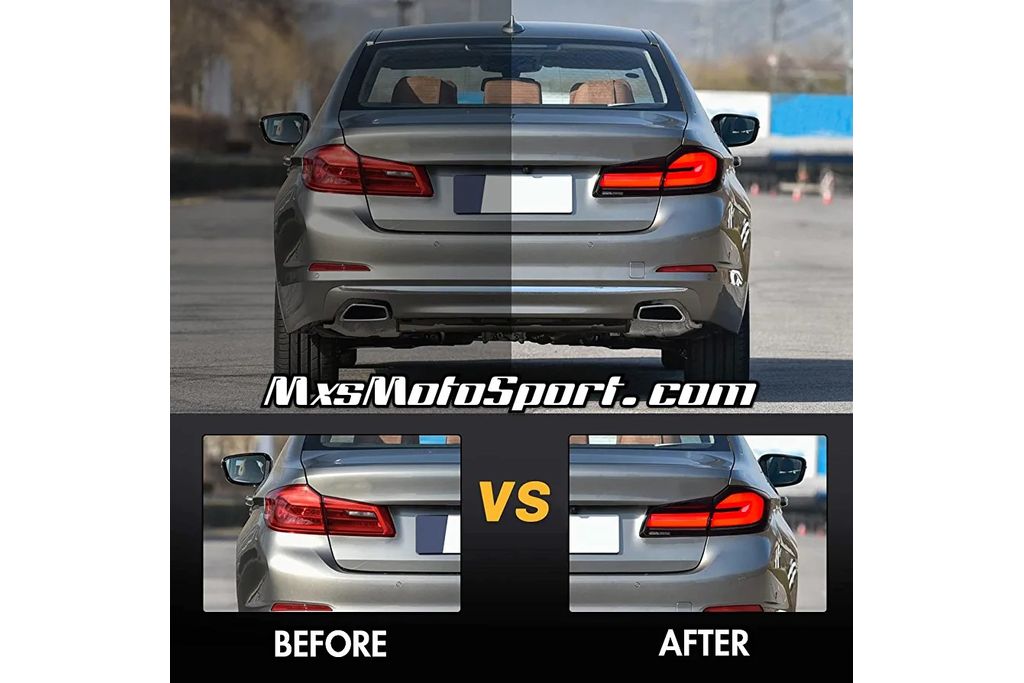 5 Series - G30: Smoked Sequential LCI Style Tail Lights 17-20