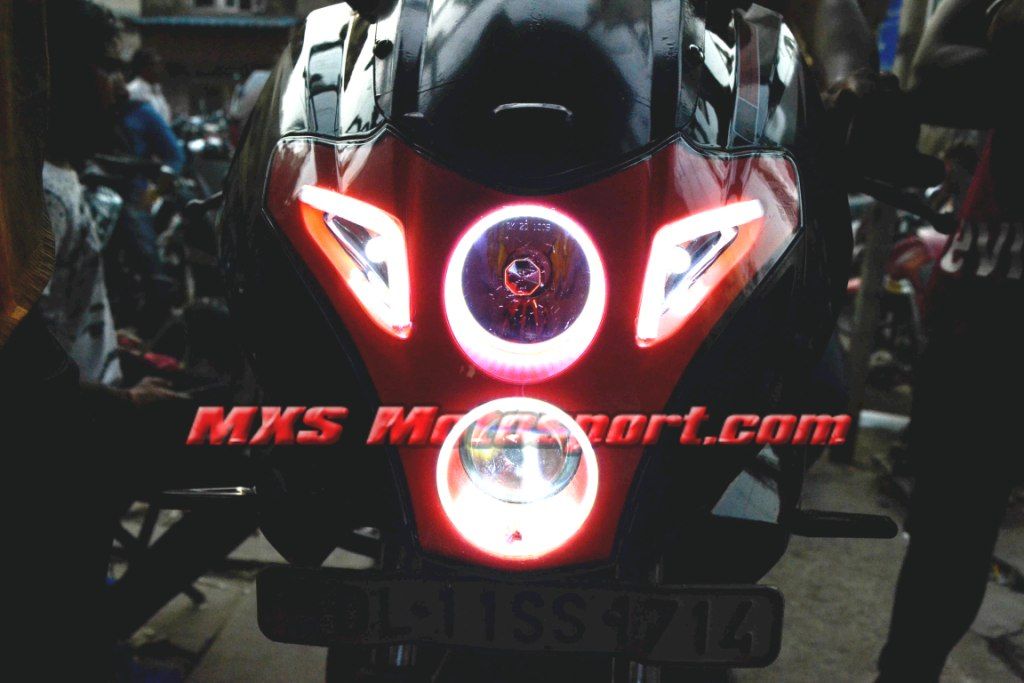 pulsar 220 modified lights