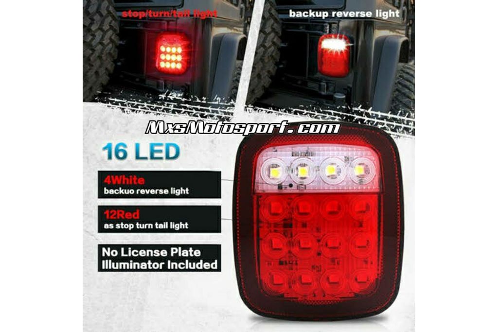 MXSTL76 Monster Led Tail Lights Mahindra Thar Jeep Wrangler