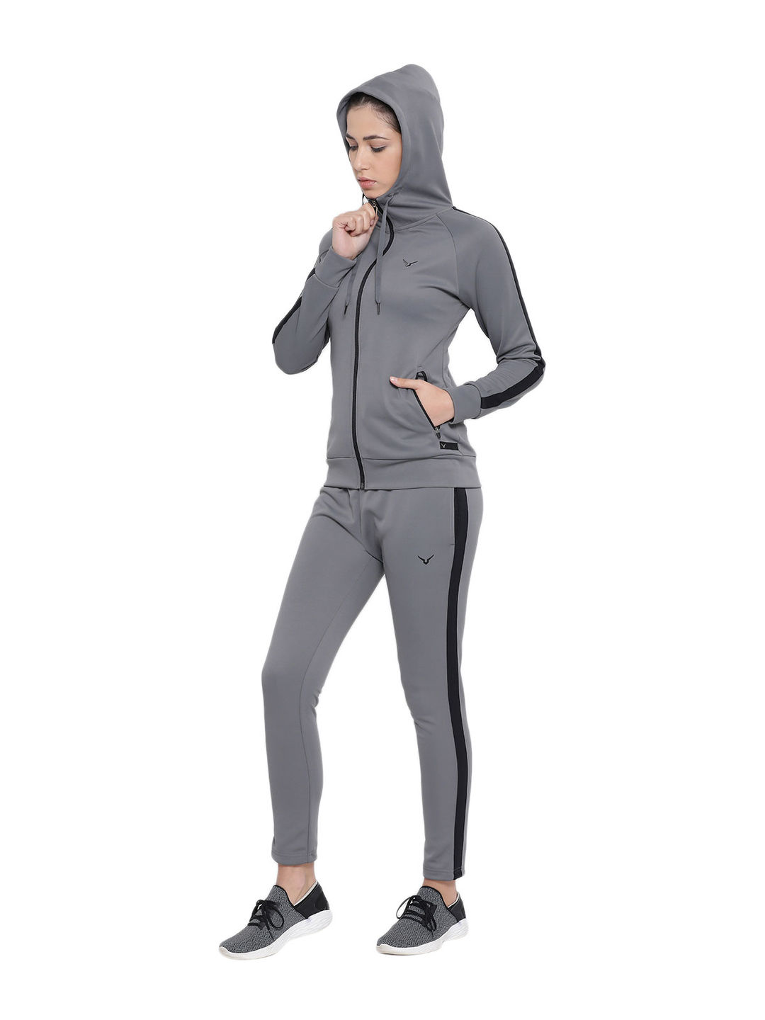 slim fit tracksuit womens