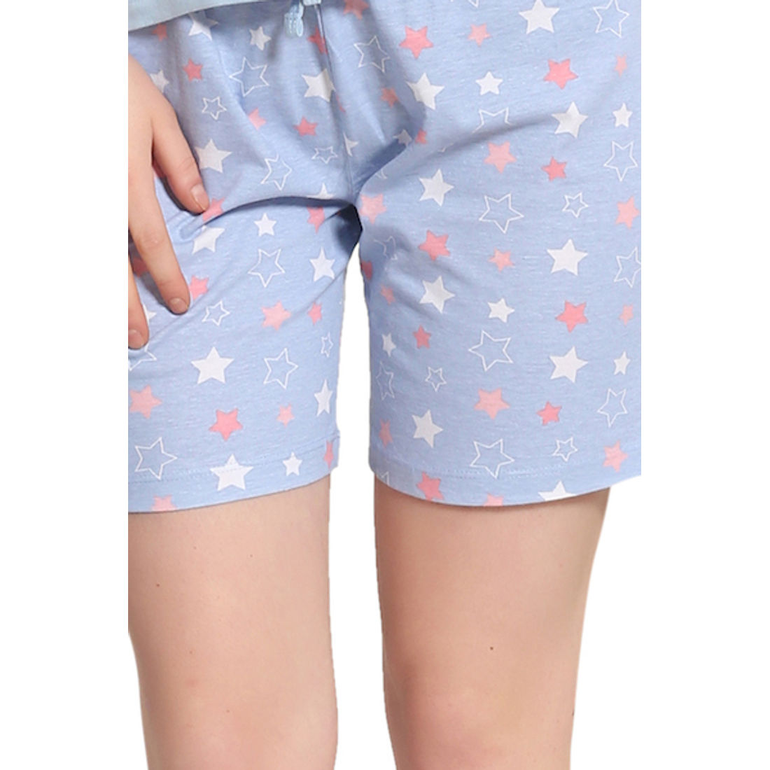 Bunny Knitted Cotton Shorts Set | Ps155