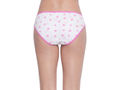 Pack of 3 High-Cut Bikini Style Cotton Printed Briefs in Assorted colors-11000