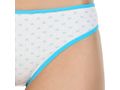 Pack of 3 High-Cut Bikini Style Cotton Printed Briefs in Assorted colors-1438