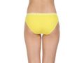 Pack of 3 Bikini Style Cotton Briefs in Assorted colors with Lacy waist Band-1473C