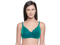 Bodycare Lace Bra - Non-Padded, Wirefree & Full Coverage-1501BGRN