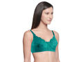 Bodycare Lace Bra - Non-Padded, Wirefree & Full Coverage-1501BGRN