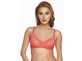 Bodycare Lace Bra - Non-Padded, Wirefree & Full Coverage-1501DPink