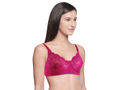 Bodycare Lace Bra - Non-Padded, Wirefree & Full Coverage-1501MH