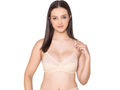 Bodycare polycotton wirefree adjustable straps designer net cup non padded bra-1535S